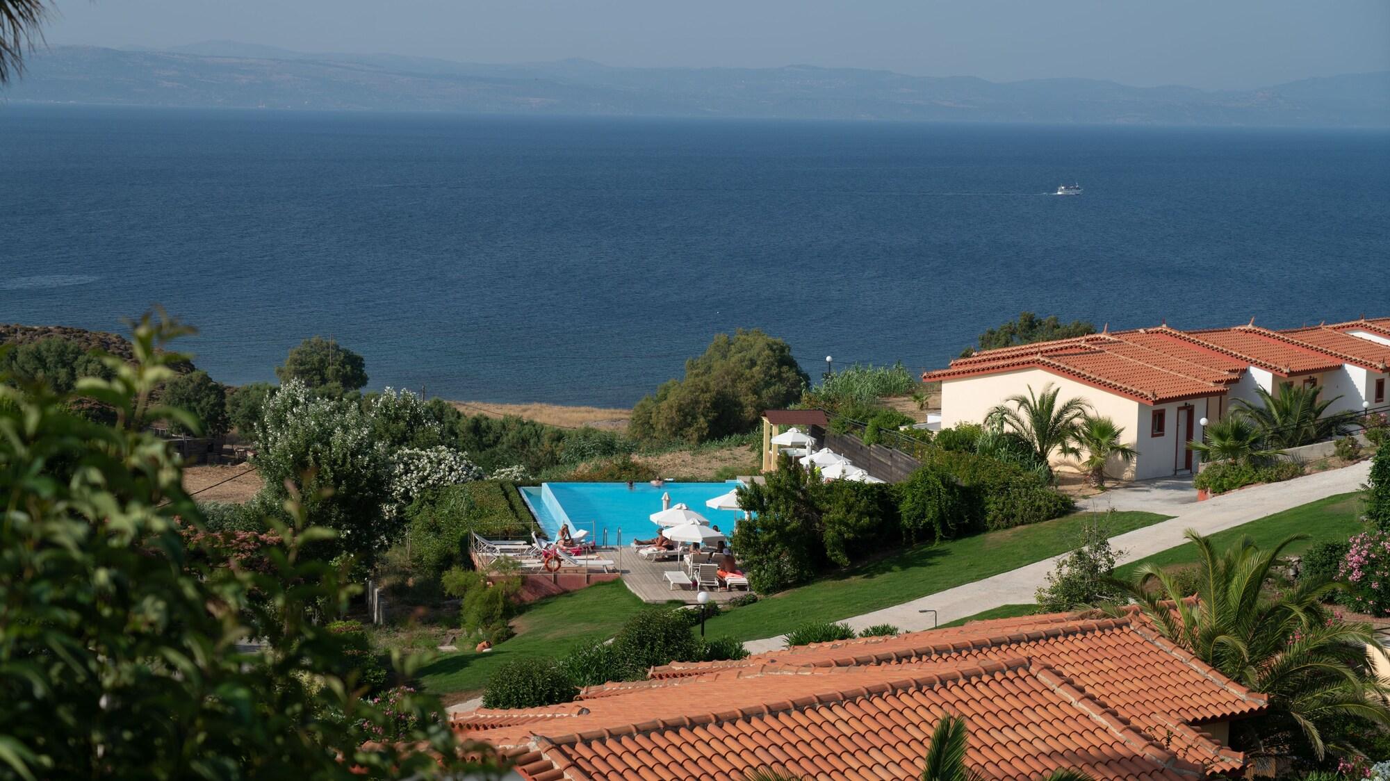 Belvedere Aeolis Hotel Митимна Экстерьер фото