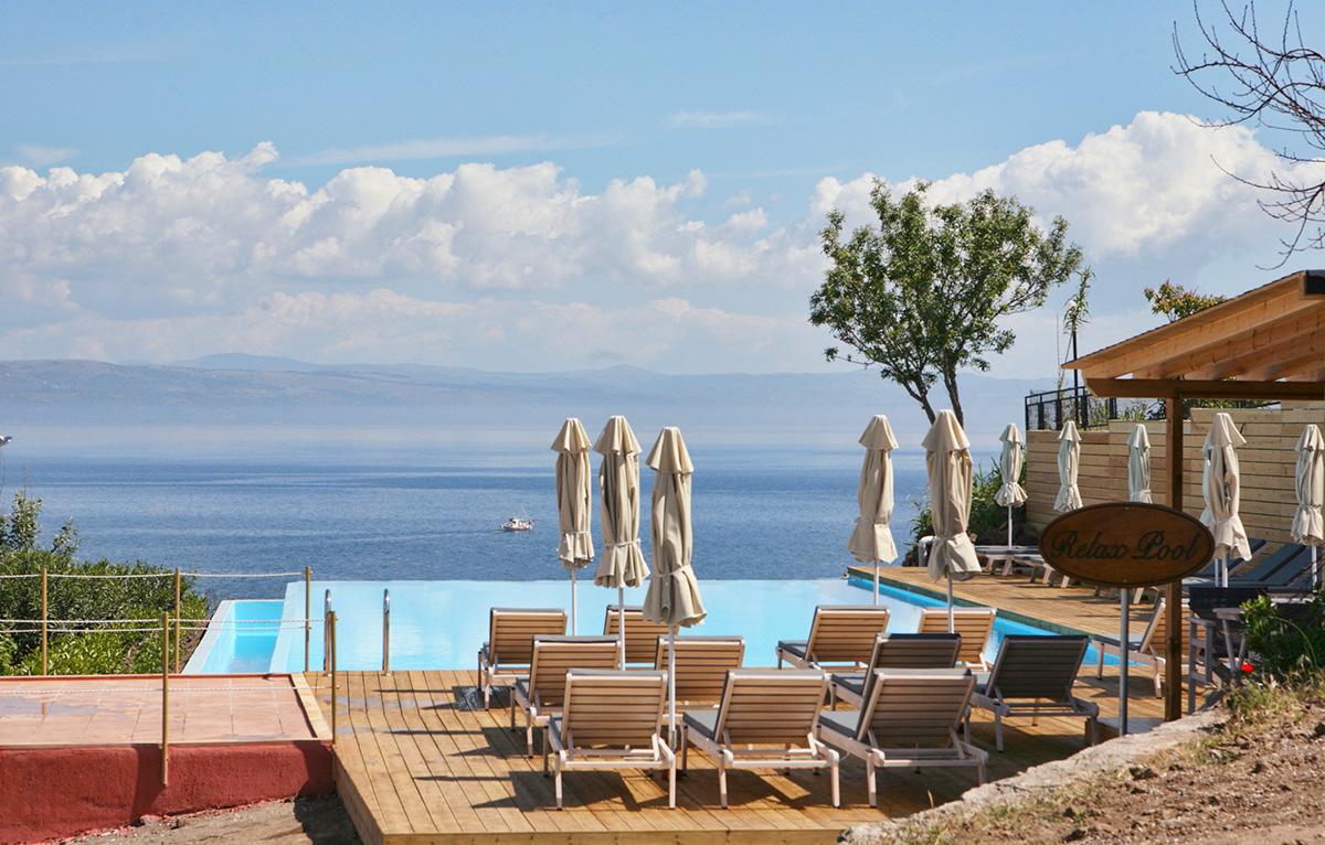 Belvedere Aeolis Hotel Митимна Экстерьер фото