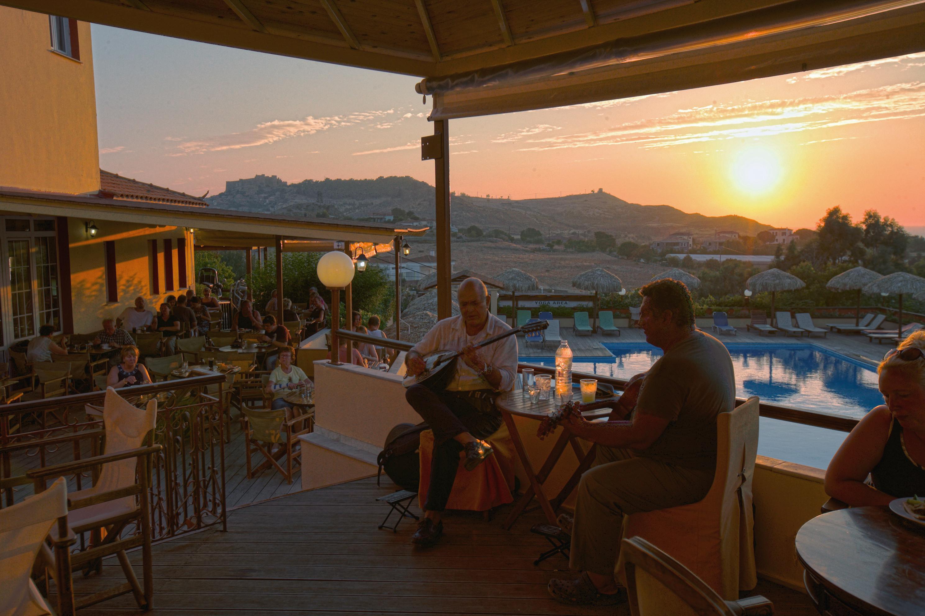 Belvedere Aeolis Hotel Митимна Экстерьер фото